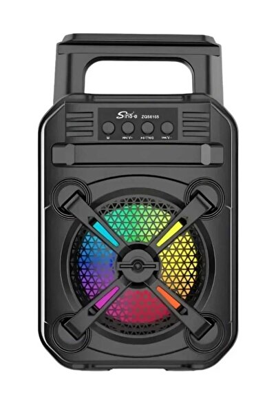 singe Singe Zqs6165 Portable 6.5 Inch Super Bass Rgb Light Wired Microphone I...