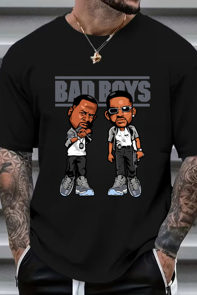 Sarah's Boutique Men's T-shirt – 100% cotton – "Bad Boys"