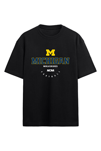 BA Sportswear تي شيرت مايتشيغان ولفيرنز NCAA للكرة الأمريكية الجامعية باللون ...
