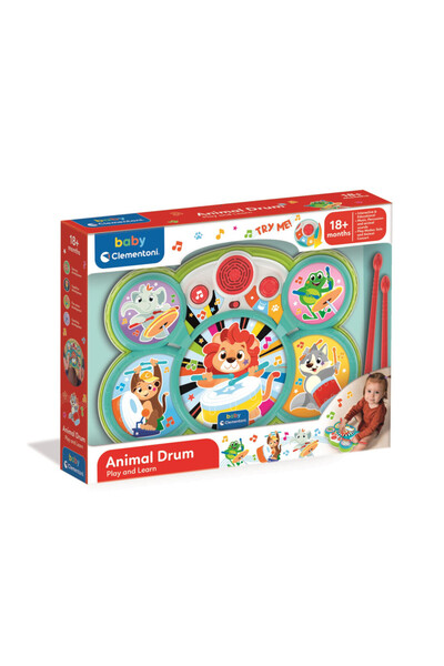 CLEMENTONI Animale Animal Set de tobe colorat pentru copii