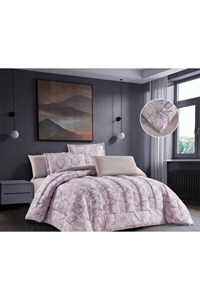 ALMIAAD Double Bed Sheet Summer Cool - Microfiber - 6 Pieces - Summer Quilt 6...