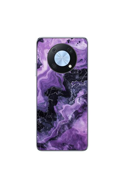 OEM Husa compatibila cu Huawei Nova Y90 Silicon Gel Tpu Model Abstract Purple...
