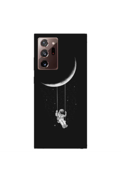 Other Samsung Note 20 Plus Swing on the moon Transparent Silicone TPU Θήκη