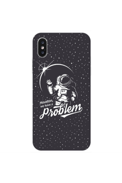 Other Apple iPhone X Houston We Have A Problem Transparent Silicone TPU Θήκη