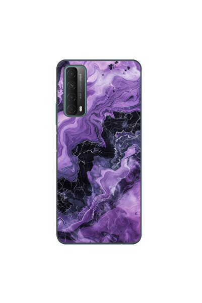 OEM Husa compatibila cu Huawei P Smart 2021 Silicon Gel Tpu Model Abstract Pu...