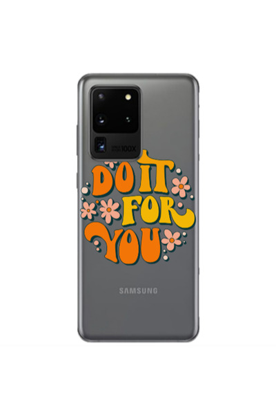Other Samsung S20 Ultra Do it For You Transparent Silicone TPU Θήκη