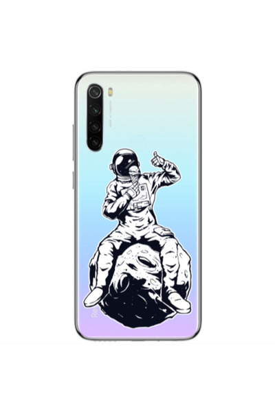 Other Xiaomi Redmi Note 8 ice cream in space Transparent Silicone TPU Θήκη