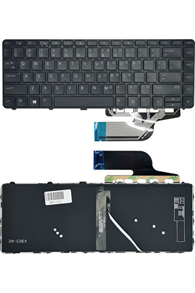 HP Πληκτρολόγιο φορητού υπολογιστή για ProBook 640 G4 Φωτιζόμενο σε μαύρο χρώ...