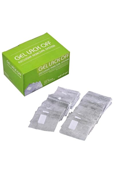 OEM Aluminum nail polish remover wipes for semi-permanent nail polish, 100 pcs
