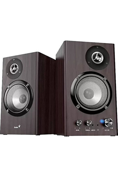 GENIUS SP-HF1812BT 2.0 Ηχεία με Bluetooth 50W Καφέ