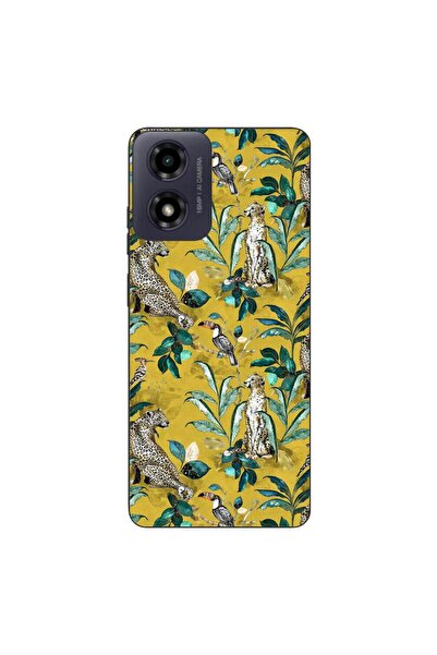 OEM Husa compatibila cu Motorola Moto G04 Silicon Gel Tpu Model Yellow Jungle...