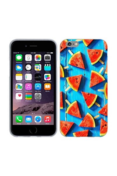 OEM Husa compatibila cu Apple iPhone 6/6S Silicon Gel Tpu Model Ice Cream Wat...