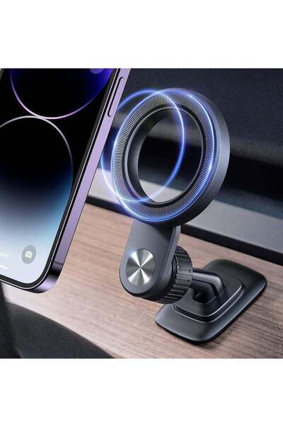 Arabest Magnetic Car Phone Holder,Dash Mount,Flexible Rotation,Fit Curved & F...