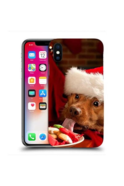 OEM Husa compatibila cu Apple iPhone X Silicon Gel Tpu Model Dog Eating Cookies
