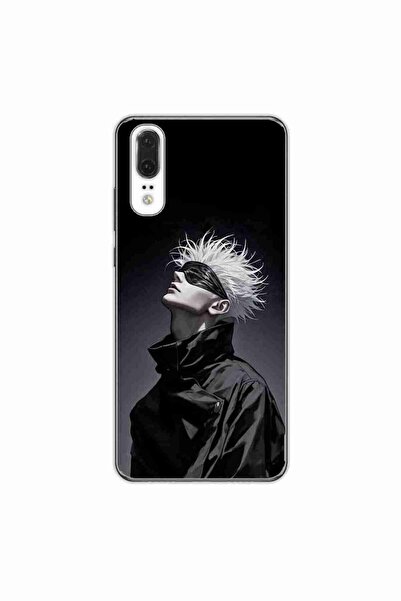 OEM Case compatible with Huawei P20 Silicone Gel Tpu Pattern Jujutsu Kaisen G...