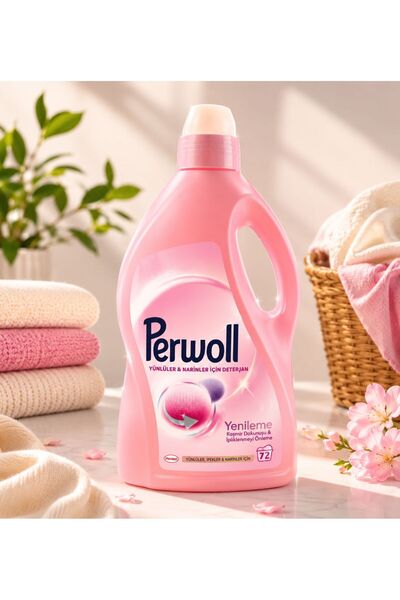 Perwoll Liquid laundry detergent for wool and delicate fabrics 4L