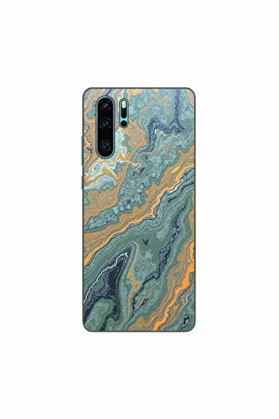 OEM Husa compatibila cu Huawei P30 Pro Silicon Gel Tpu Model Forest Flame Marble
