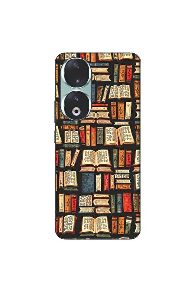 OEM Husa compatibila cu Honor 90 5G Silicon Gel Tpu Model Books Pattern