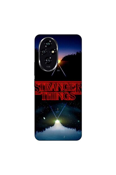 OEM Husa compatibila cu Honor 200 Silicon Gel Tpu Model Stranger Things Sunset
