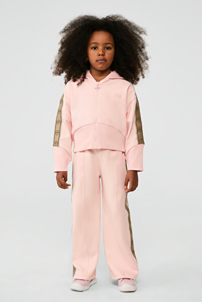 Tyess Girl Pink Tracksuit Top