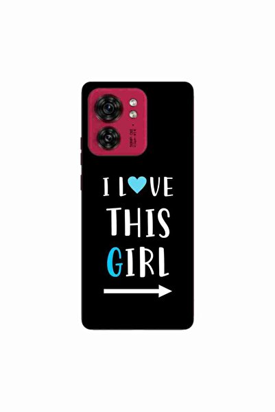 OEM Husa compatibila cu Motorola Edge 40 Silicon Gel Tpu Model Cupluri I love...