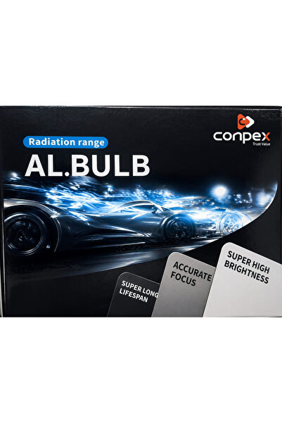 Conpex HID Xenon Headlight Bulb 5500K Super White Light High Brightness Long ...