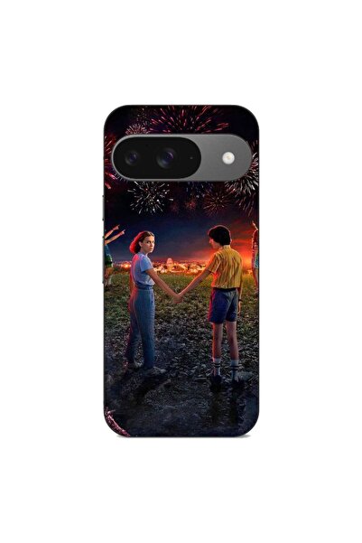 OEM Husa compatibila cu Google Pixel 9 Pro Silicon Gel Tpu Model Stranger Thi...