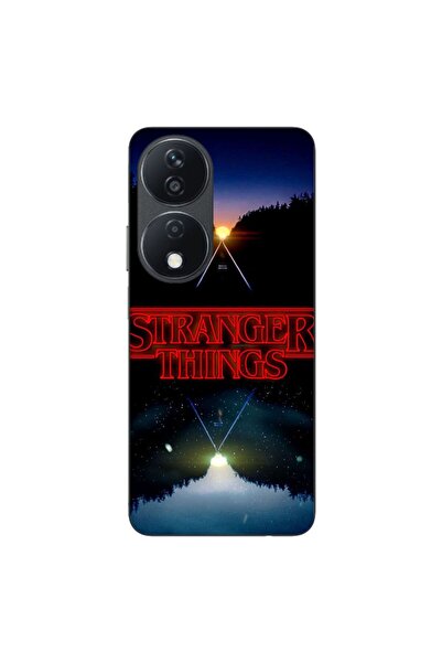OEM Husa compatibila cu Honor X7b Silicon Gel Tpu Model Stranger Things Sunset