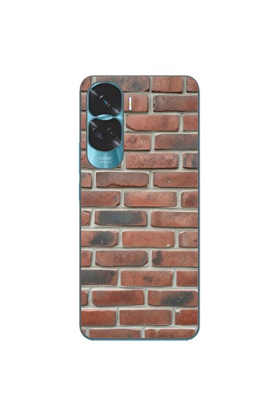 OEM Husa compatibila cu Honor 90 Lite 5G Silicon Gel Tpu Model Brick Wall