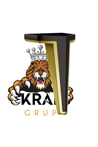 KRAL GRUP HIRDAVAT POYRAZ 16 CM crna zlatna stolica za spavaću sobu, TV jedin...
