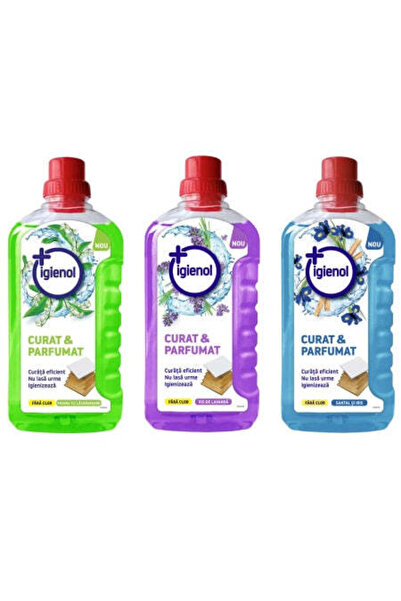 Igienol Pachet 3 bucăți Soluție de curățat pardoseli 1L