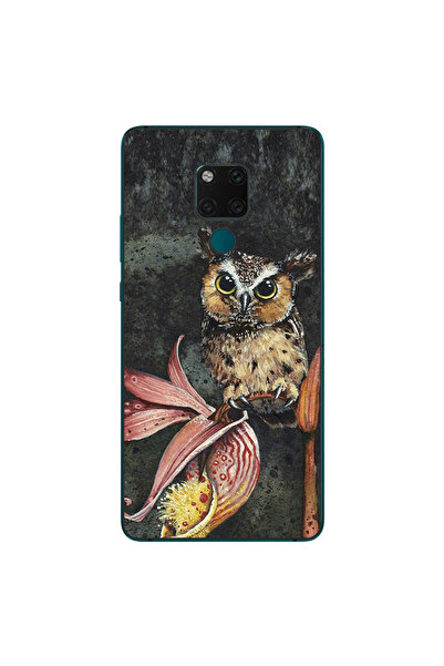 OEM Husa compatibila cu Huawei Mate 20X Silicon Gel Tpu Model Owl Painted
