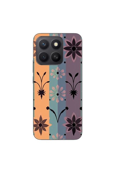 OEM Husa compatibila cu Honor X8c Silicon Gel Tpu Model Vintage Decal Flower