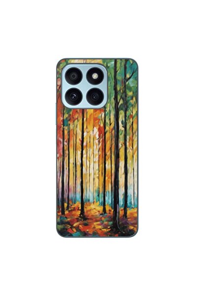 OEM Husa compatibila cu Honor X8b Silicon Gel Tpu Model Colored Forest Art