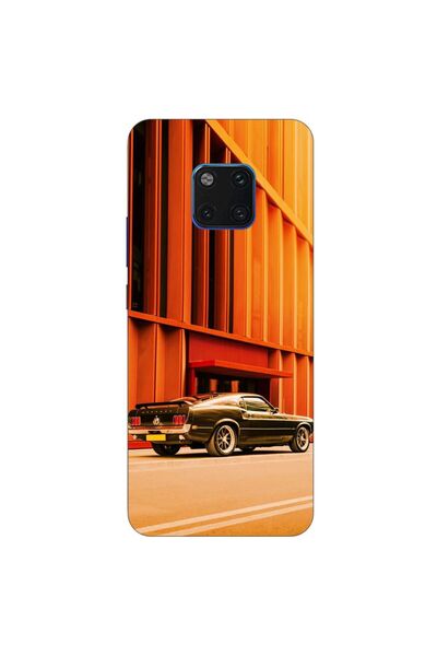 OEM Husa compatibila cu Huawei Mate 20 Pro Silicon Gel Tpu Model Mustang Sunset
