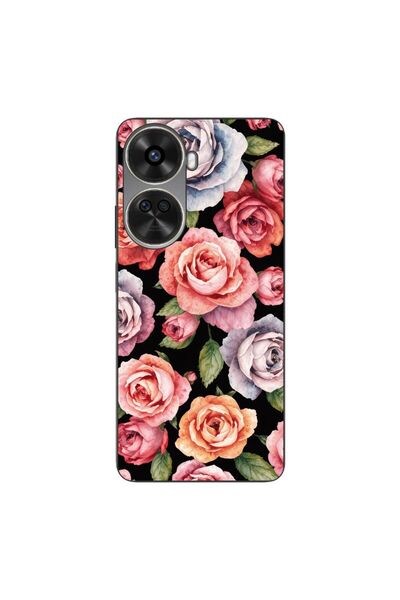OEM Husa compatibila cu Huawei Nova 12 SE Silicon Gel Tpu Model Colorfull Ros...