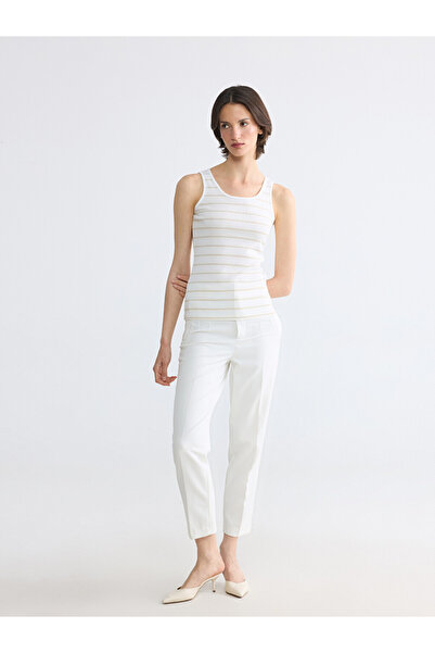 LC Waikiki U Collar Striped Women's Tank Top