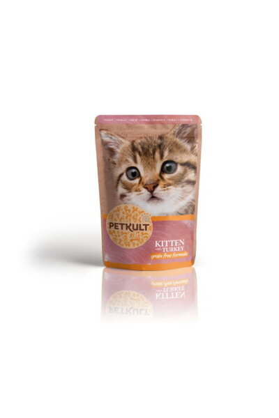 PetKult Wet food for junior cats with turkey 100 g