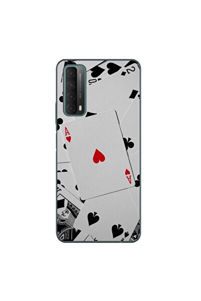 OEM Husa compatibila cu Huawei P Smart 2021 Silicon Gel Tpu Model Carti Poker