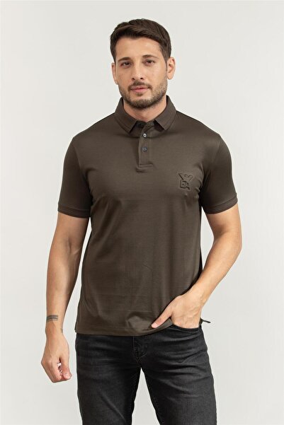 Emporio Armani Men's Polo Neck T-Shirt Black