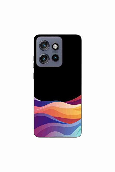 OEM Калъф, съвместим с Motorola Edge 50 Neo, силиконов гел TPU, десен Неонови...