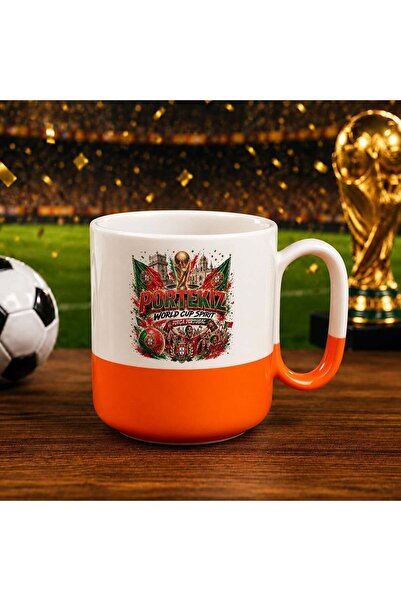 Bk Gift كأس برتغالي مبهج بتصميم كأس العالم لكرة القدم مع تصميم موضوعي لمشجعي ...