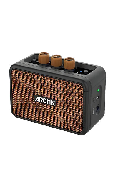 Choice AG-04 Black Aroma AG-04 Mini Electric Guitar Amplifier, Rechargeable, ...