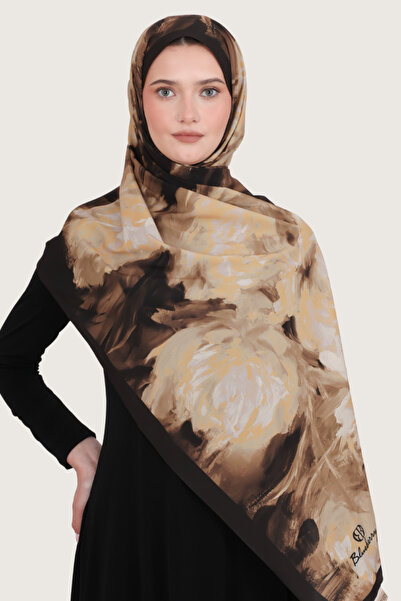 b blueberry italia Bursa Silk Shawl - Midnight Series -