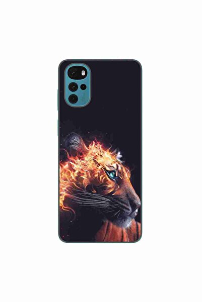 OEM Husa compatibila cu Motorola Moto G22 Silicon Gel Tpu Model Flameborn Tiger
