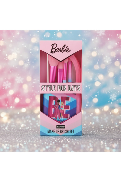 Barbie Style for Days – Makeup Brush Top Bottom Set