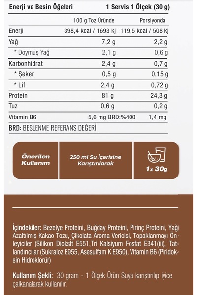 West Nutrition Bbox Vegan Pea Rice Wheat Protein Powder 450 Gr 15 Servings
