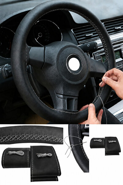 devirhesapdevri Renault Symbol 2 2008-2013 Uyumlu Direksiyon Kılıfı Dikmeli S...