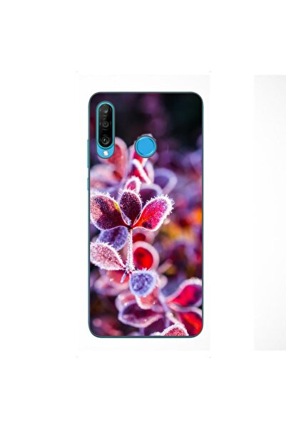 OEM Husa compatibila cu Huawei P30 Lite Silicon Gel Tpu Model Flori Inghetate
