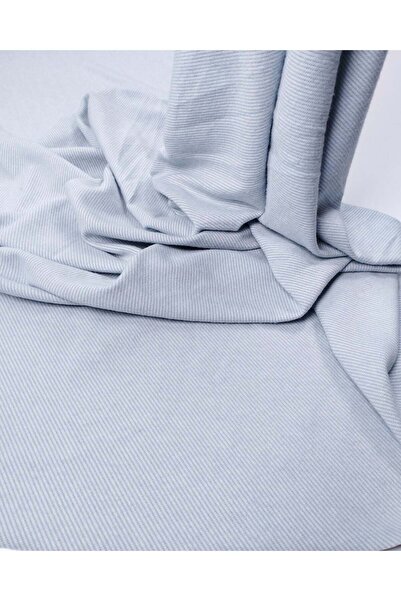 Kumaş Parça Light Ice Blue Interlock Jacquard Knitted Fabric Flexible and Sof...